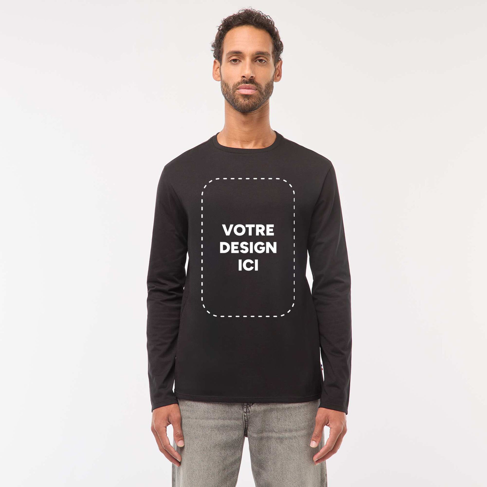 T-shirt coton 160 gr - unisexe NOIR