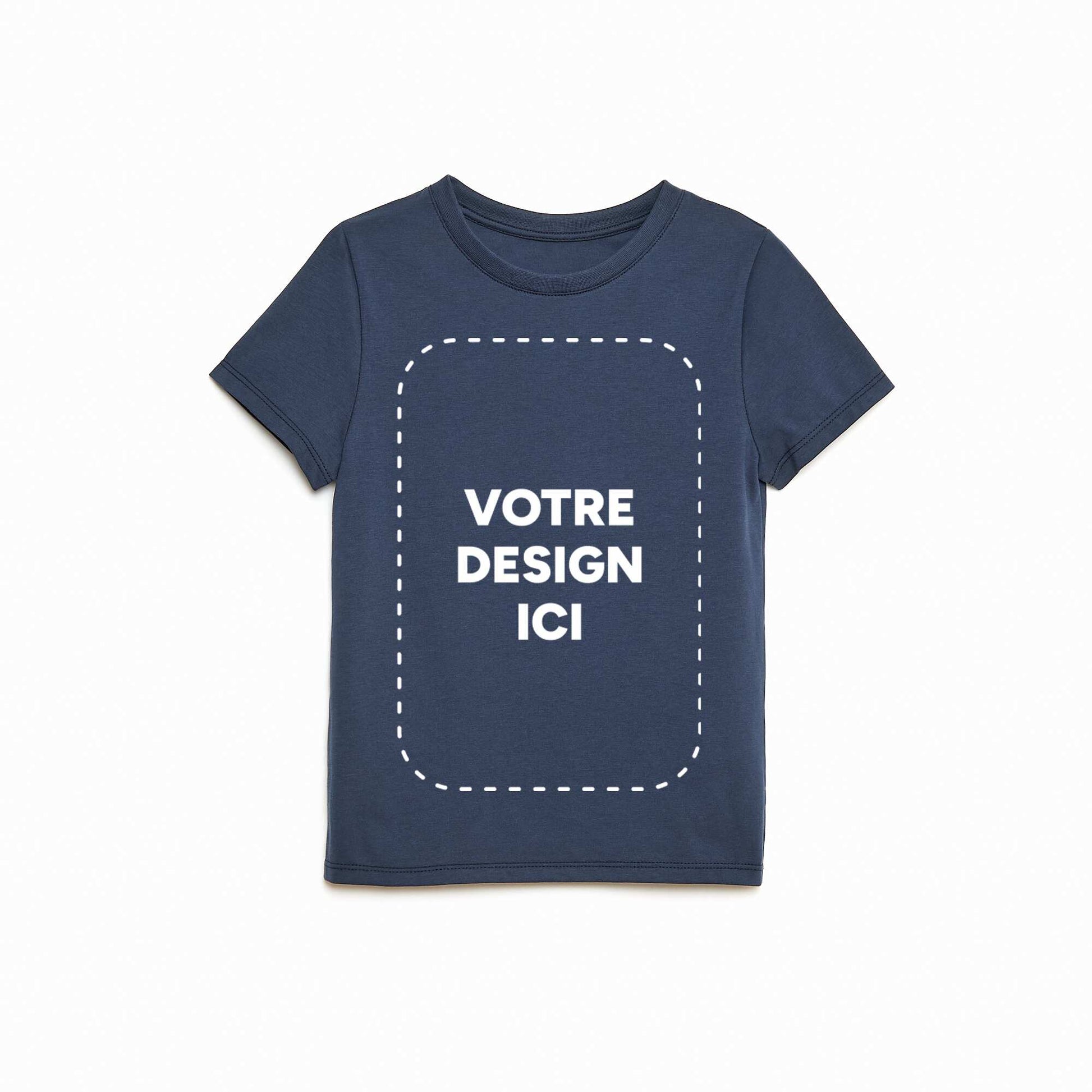 T-shirt enfant coton 160 Gr - unisexe BLEU MARINE