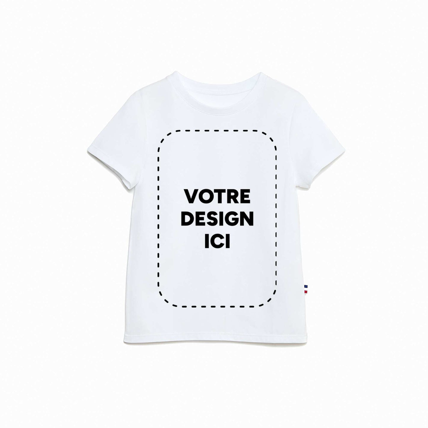 T-shirt enfant coton 160 Gr - unisexe BLANC