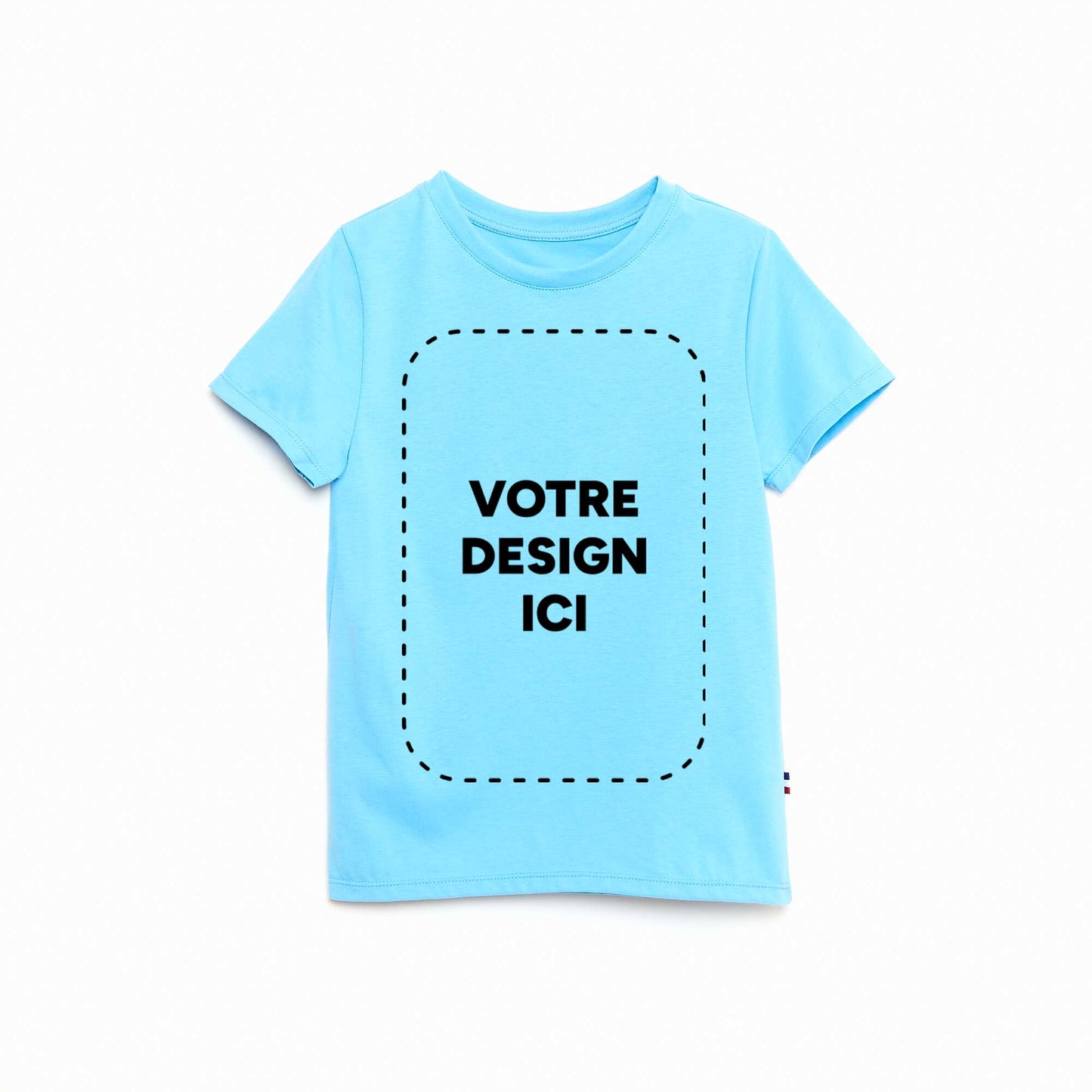 T-shirt enfant coton 160 Gr - unisexe BLEU