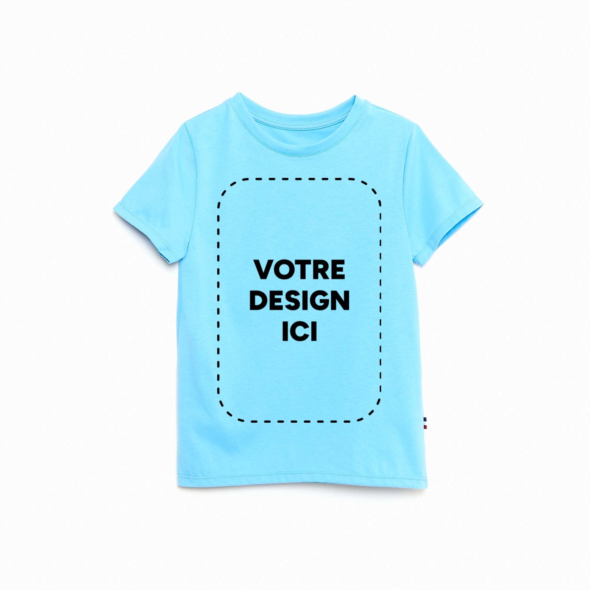 T-shirt enfant coton 160 Gr - unisexe BLEU