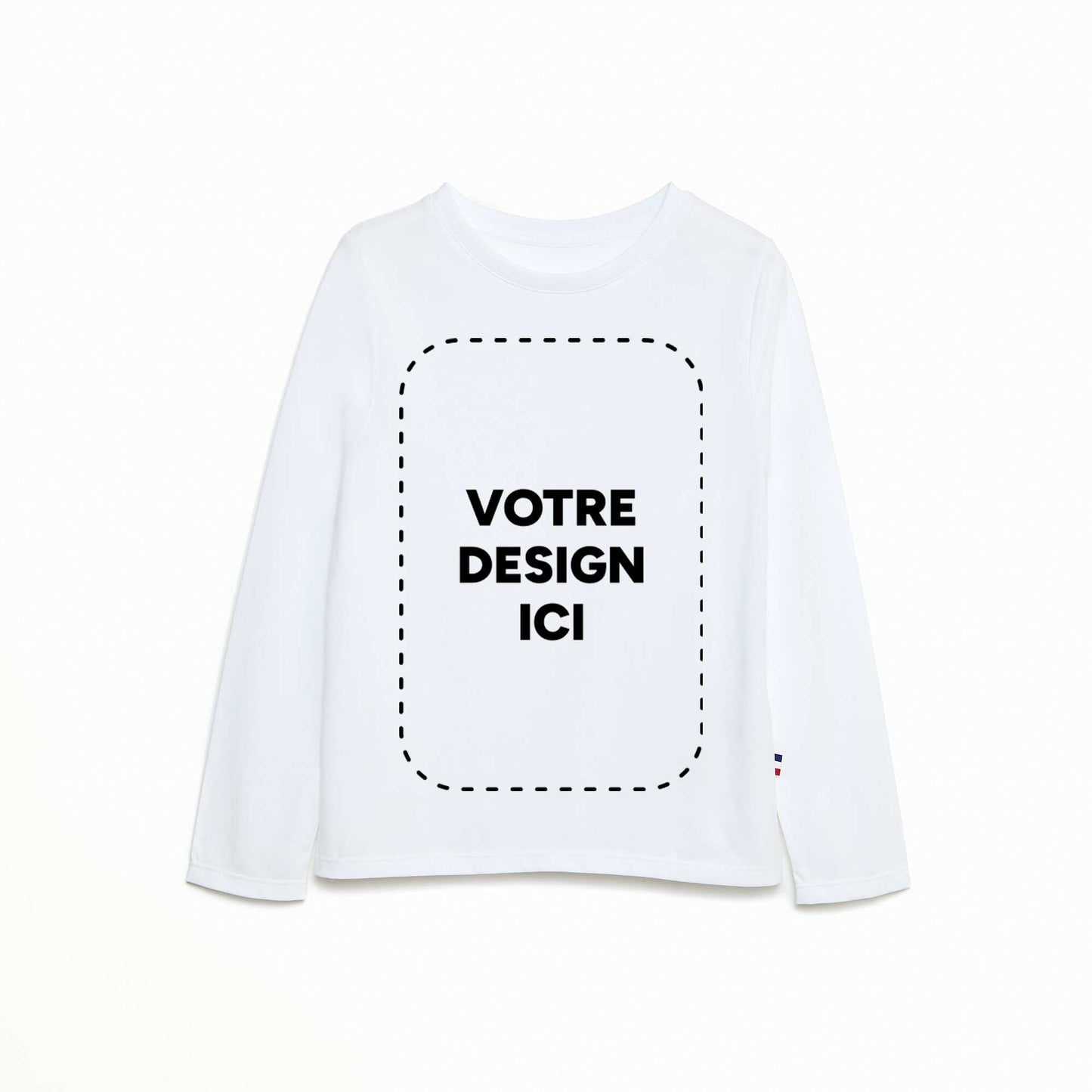 T-shirt enfant coton 160 Gr - unisexe BLANC