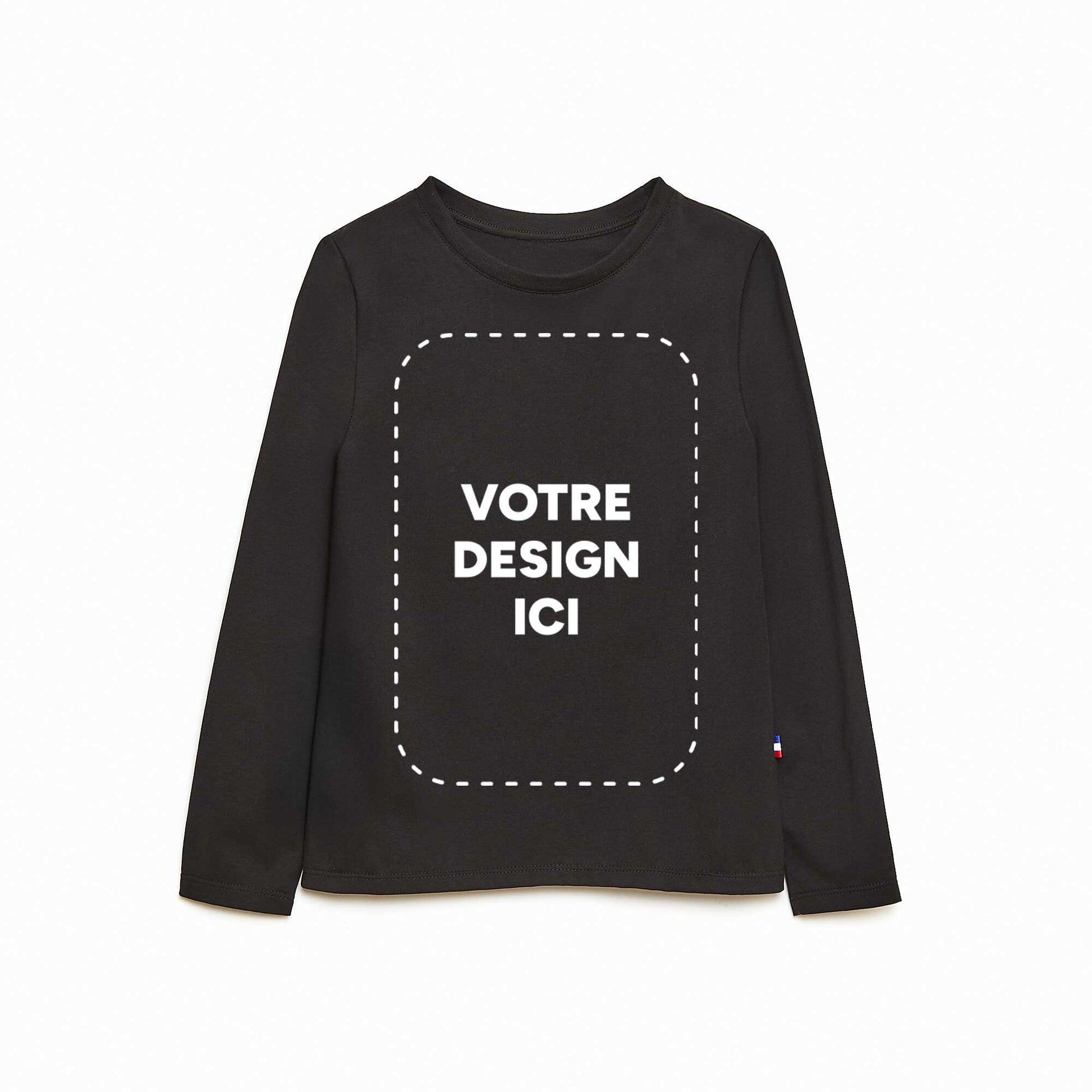 T-shirt enfant coton 160 Gr - unisexe NOIR