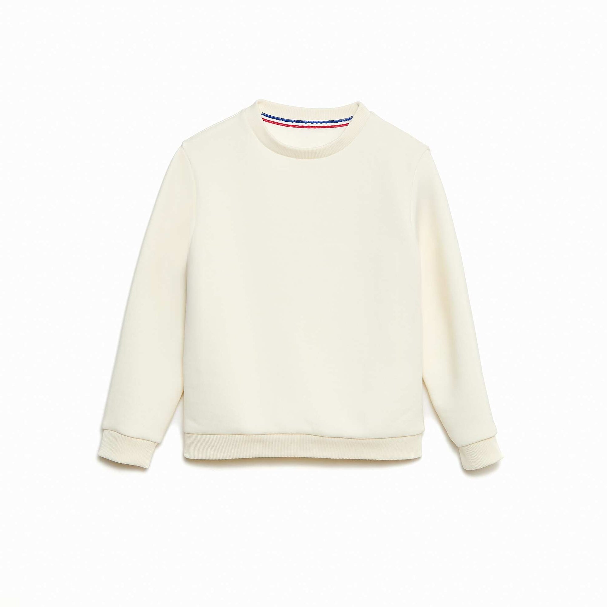 Sweat enfant col rond molleton 260 Gr - unisexe BLANC