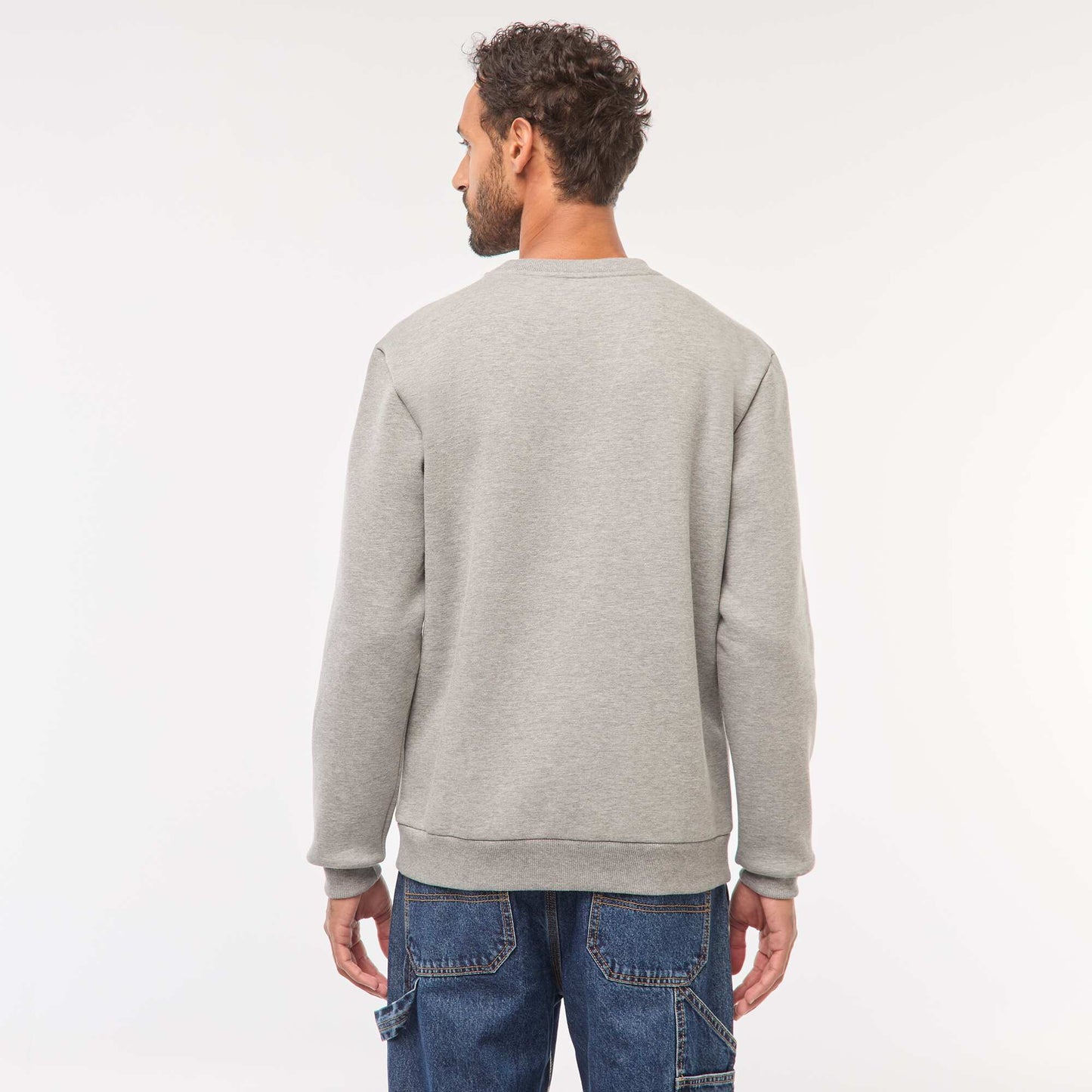Sweat molleton lourd - unisexe GRIS