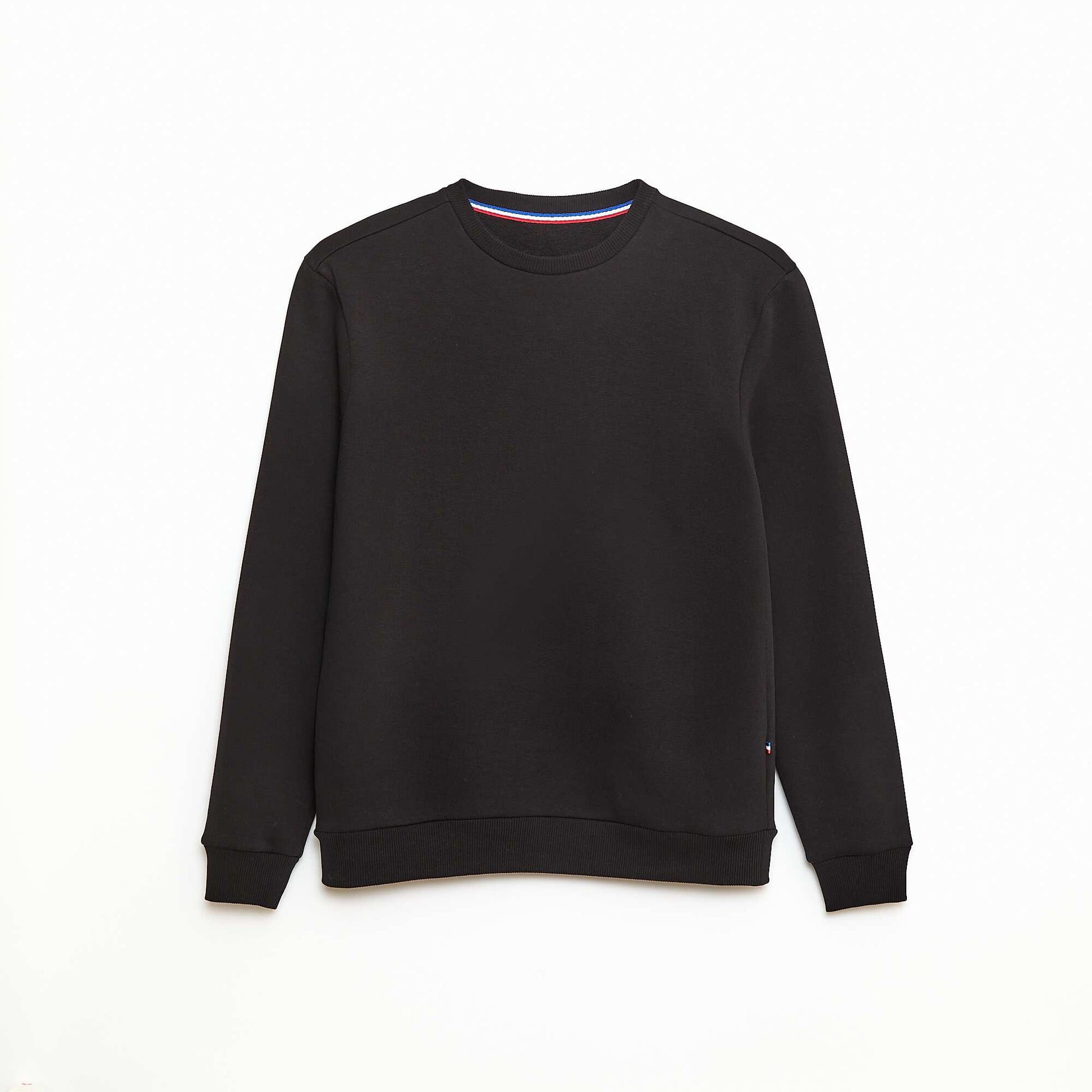 Sweat molleton lourd - unisexe NOIR