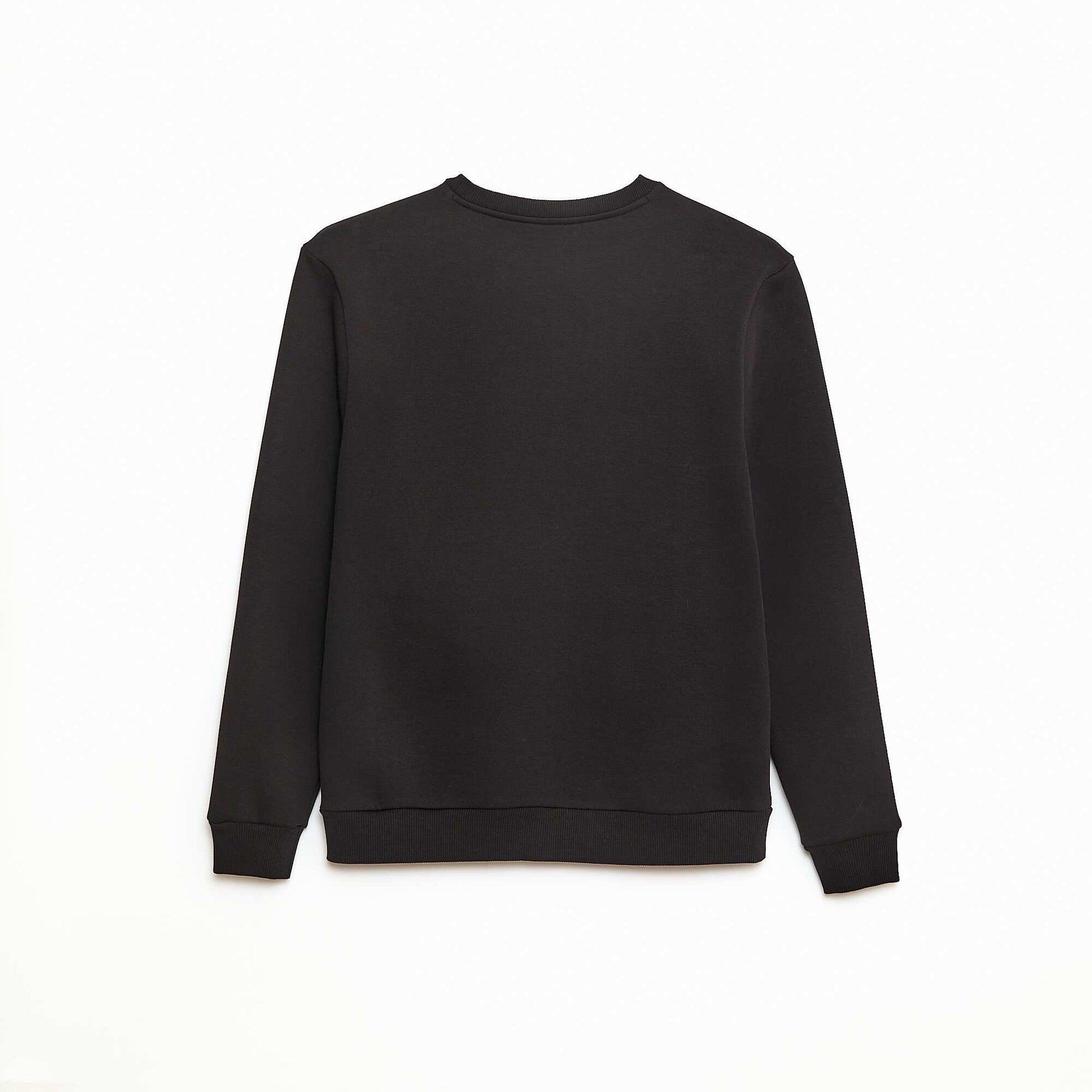 Sweat molleton lourd - unisexe NOIR