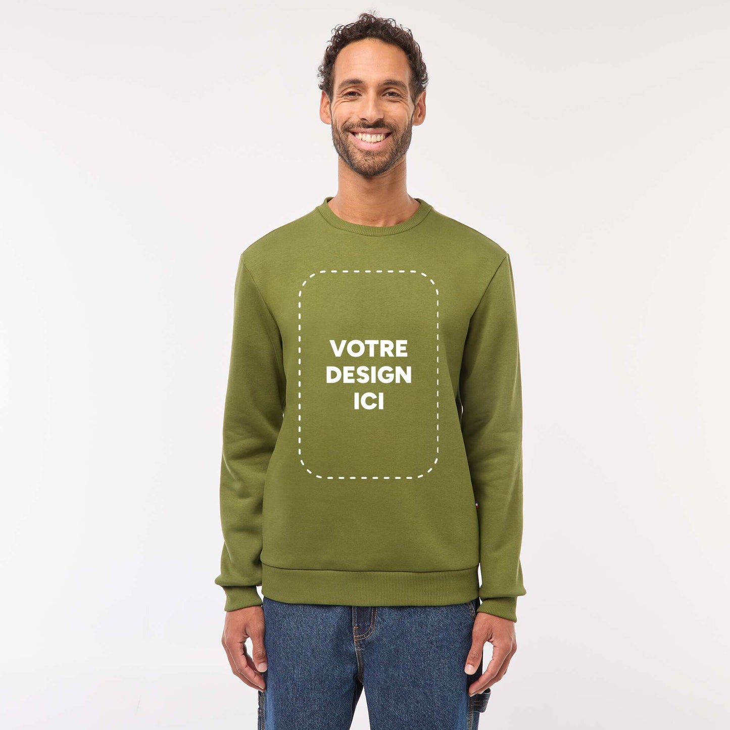 Sweat molleton lourd - unisexe VERT