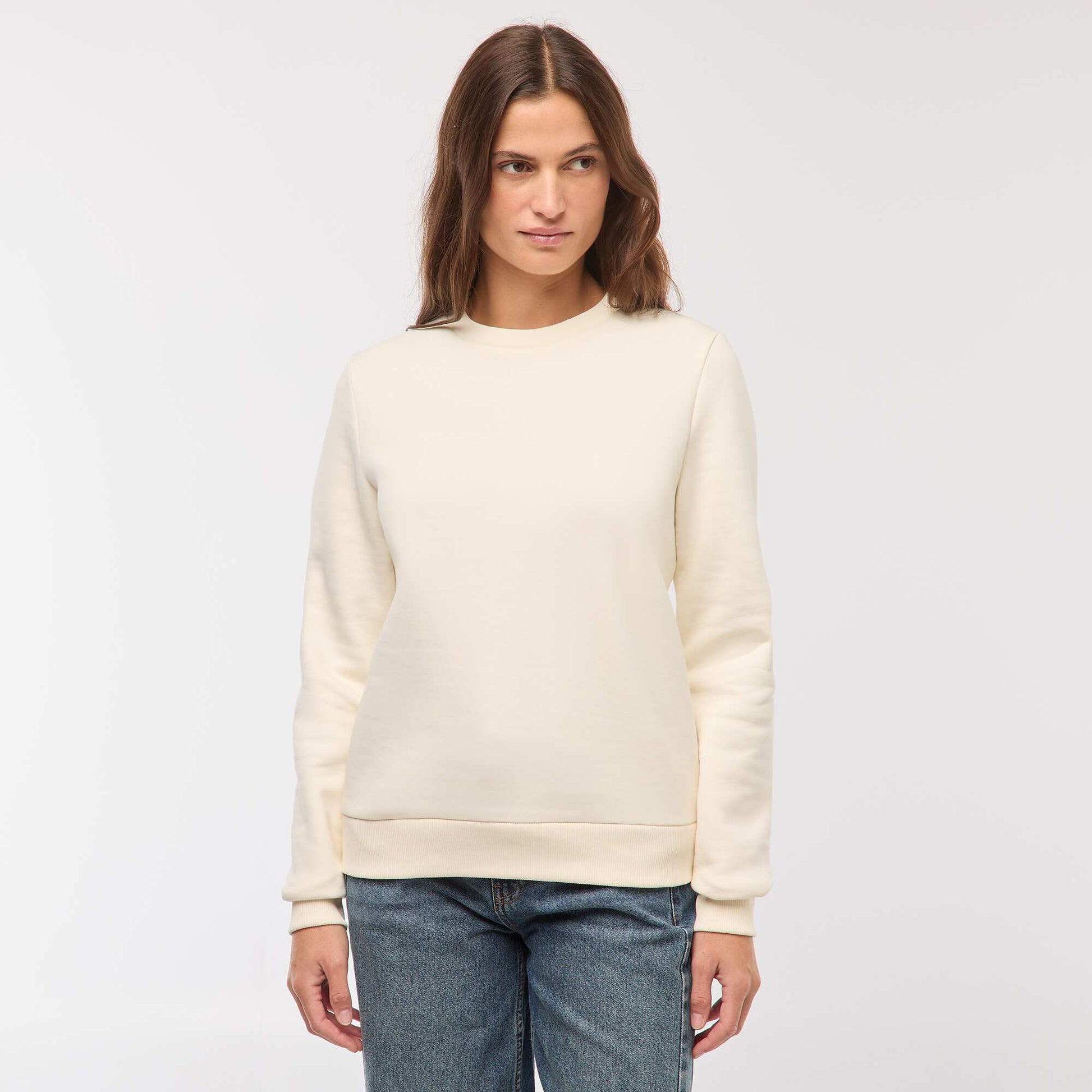 Sweat col rond 260 Gr BEIGE
