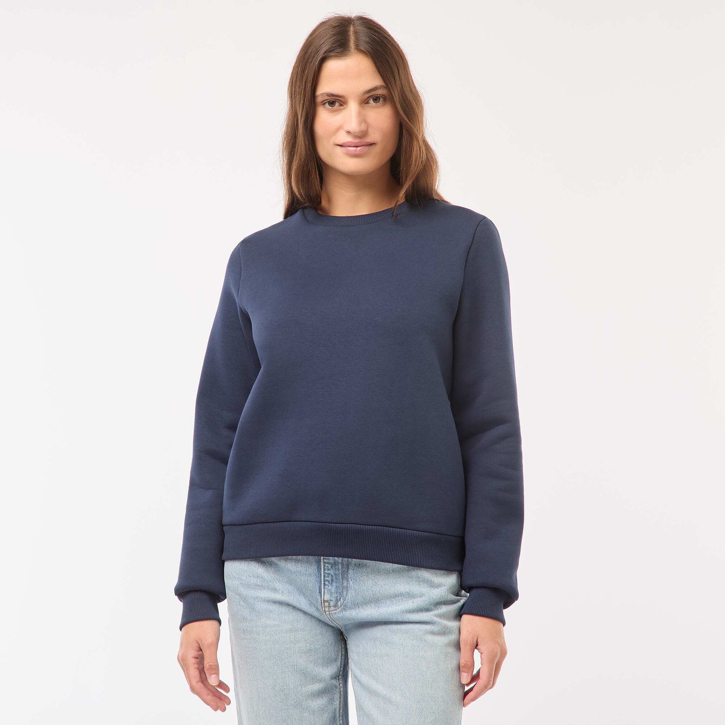 Sweat col rond 260 Gr BLEU