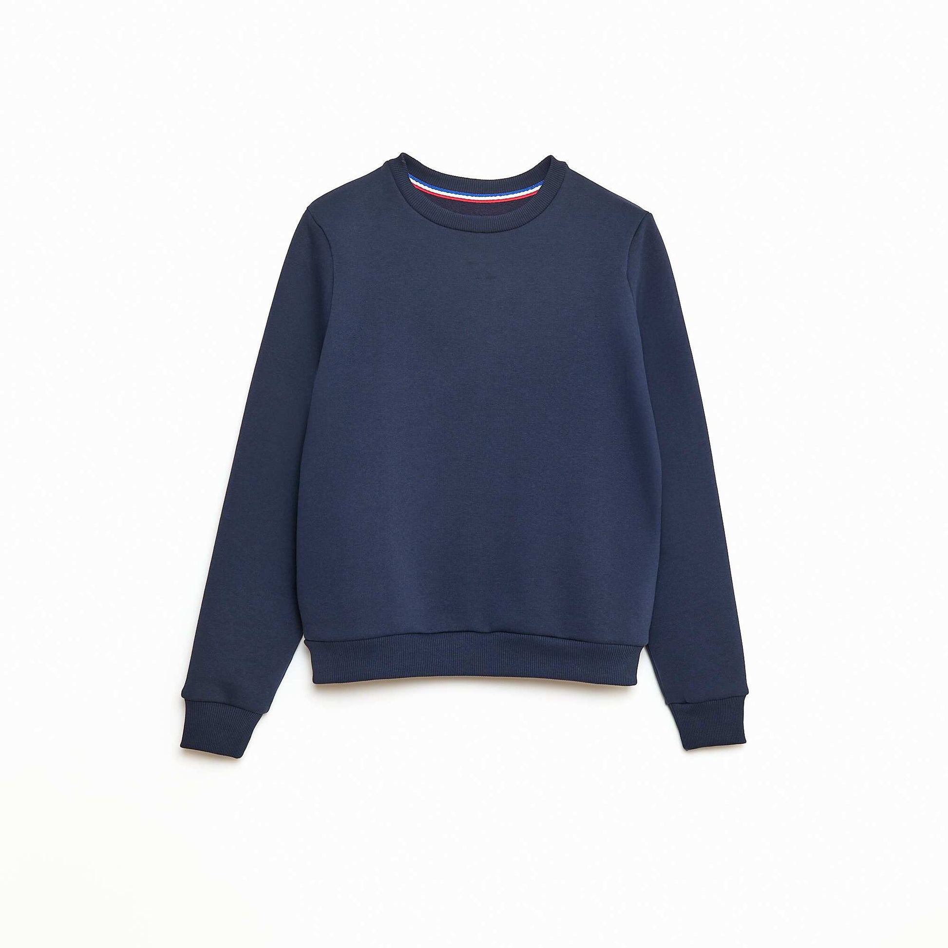 Sweat col rond 260 Gr BLEU