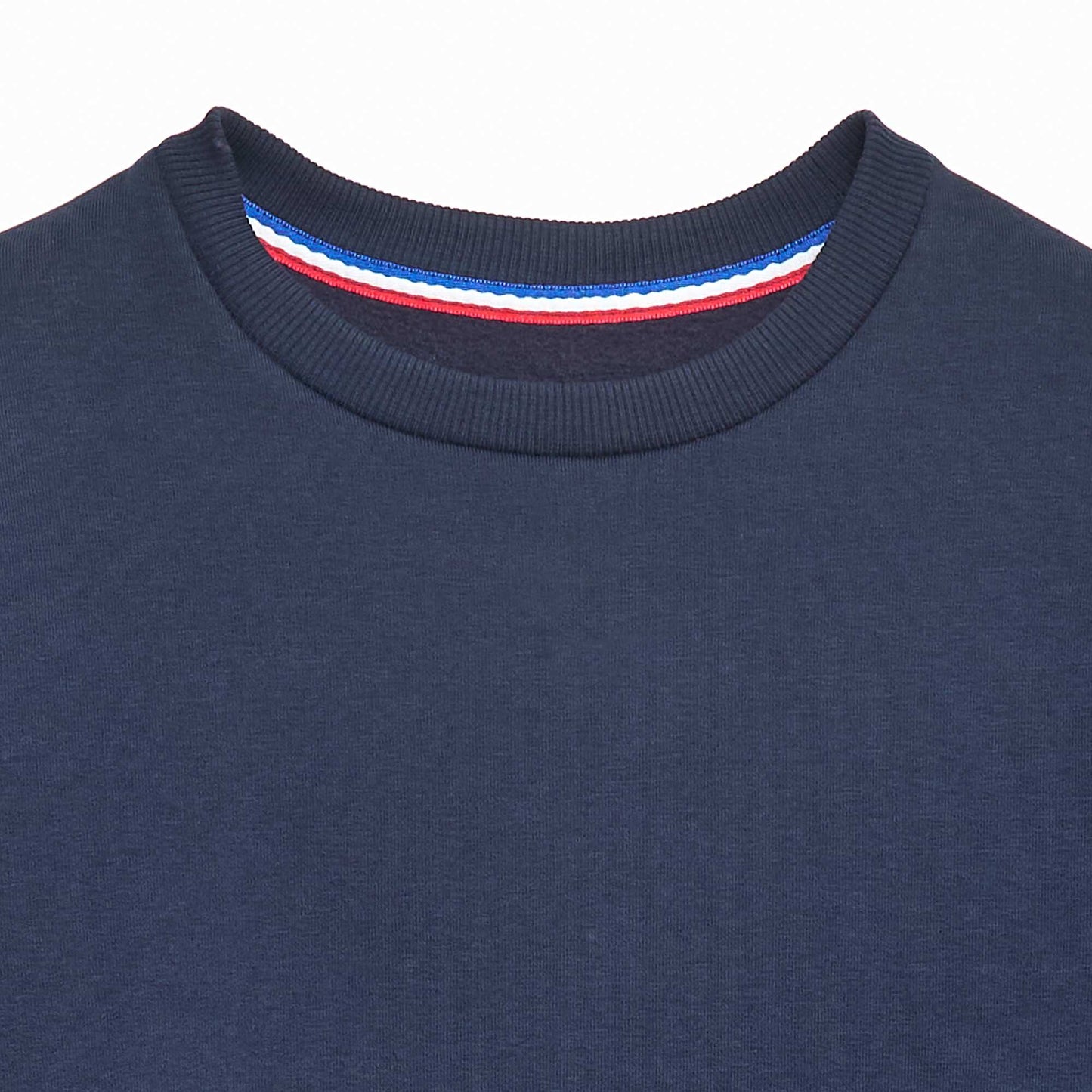Sweat col rond 260 Gr BLEU