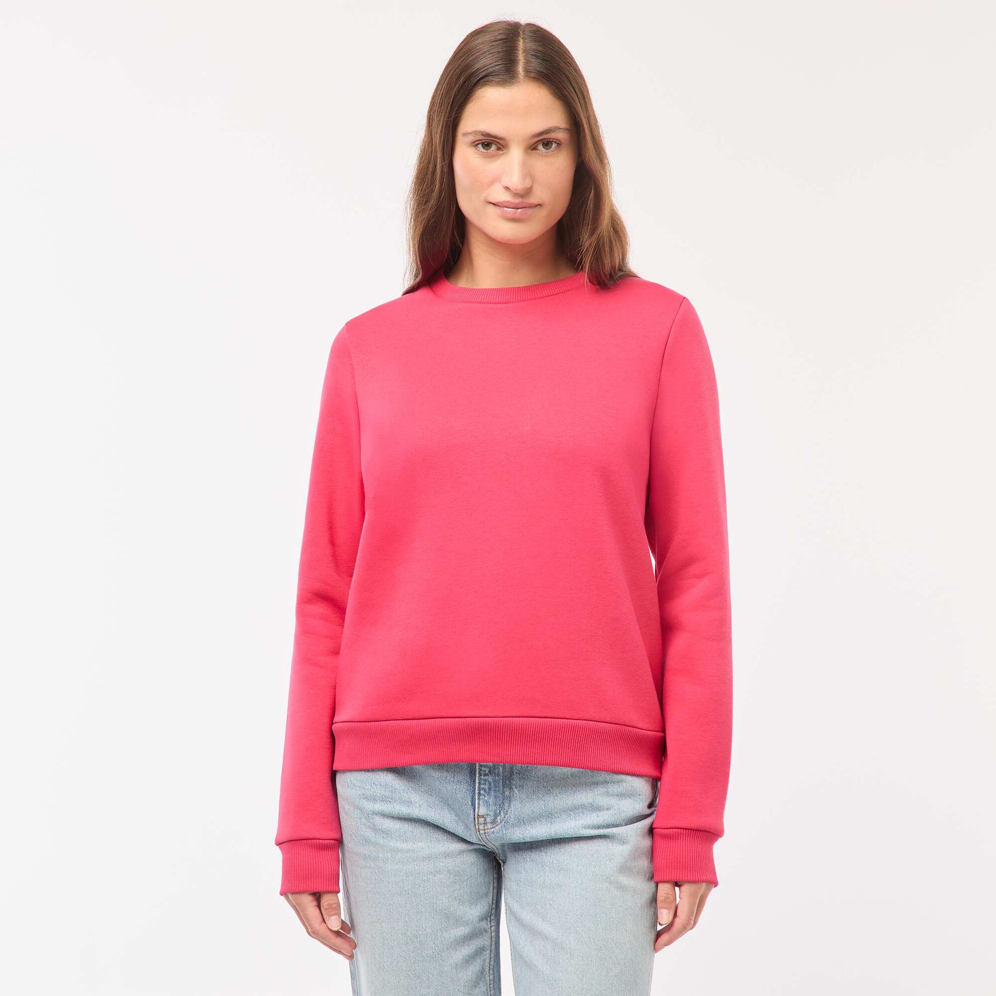 Sweat col rond 260 Gr ROSE