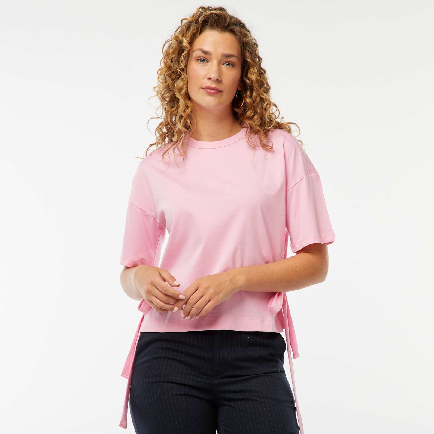 Tee-shirt large avec noeuds ROSE