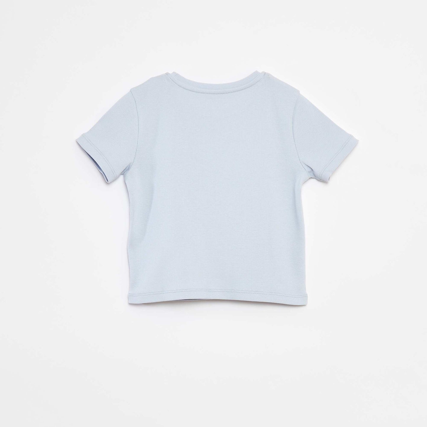 T-shirt à manches courtes avec nœuds décoratifs BLEU