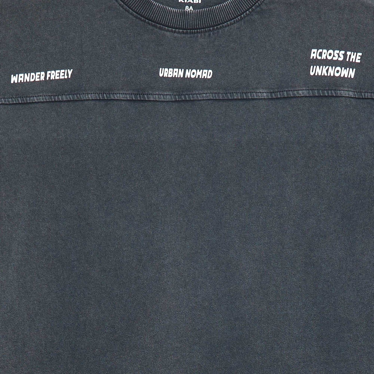 T-shirt à manches longues style sport américain NOIR