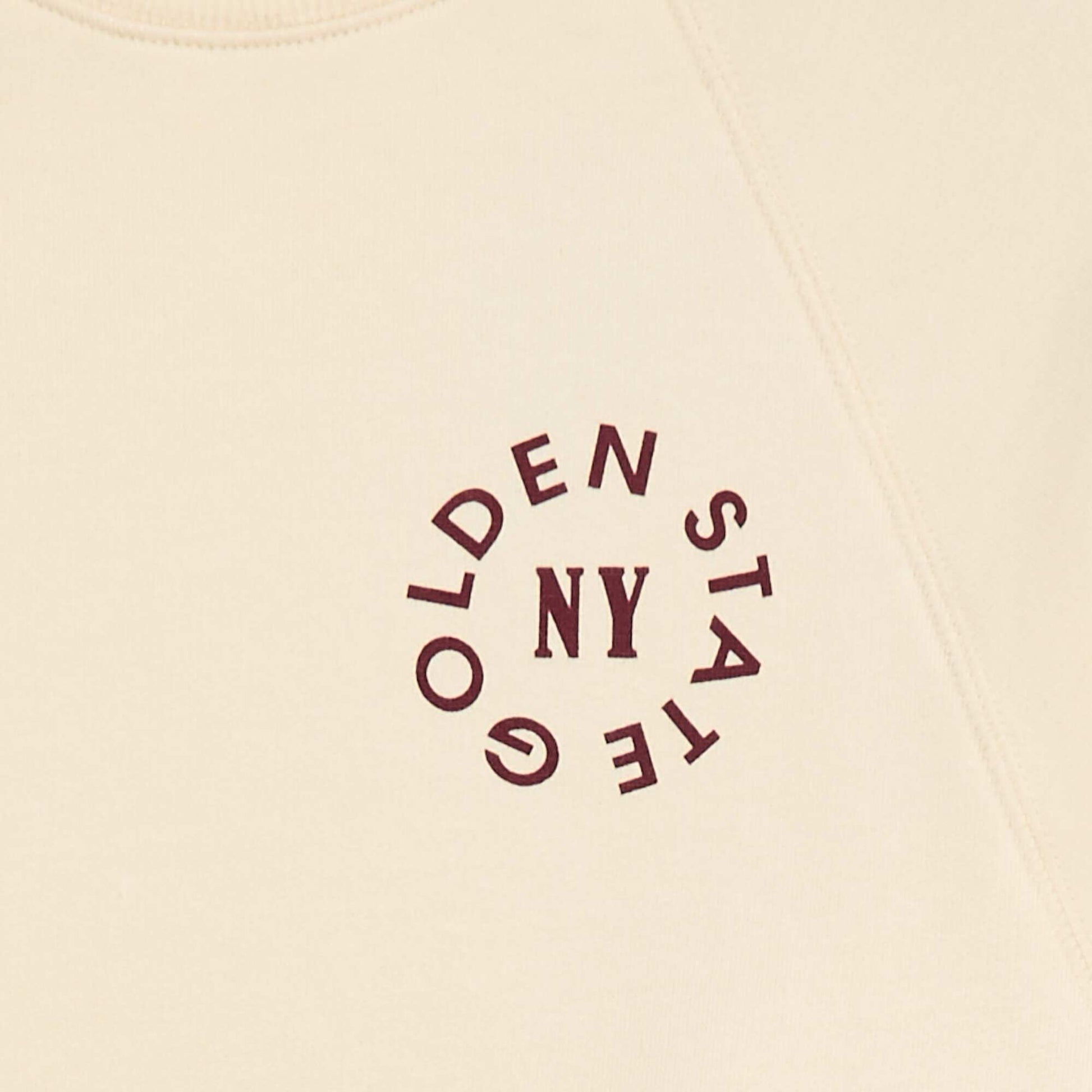 Sweat en molleton avec imprimé BEIGE