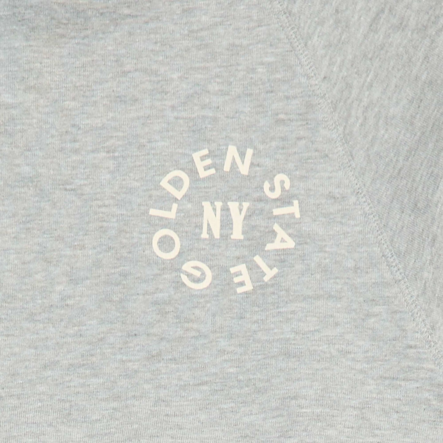 Sweat en molleton avec imprimé GRIS