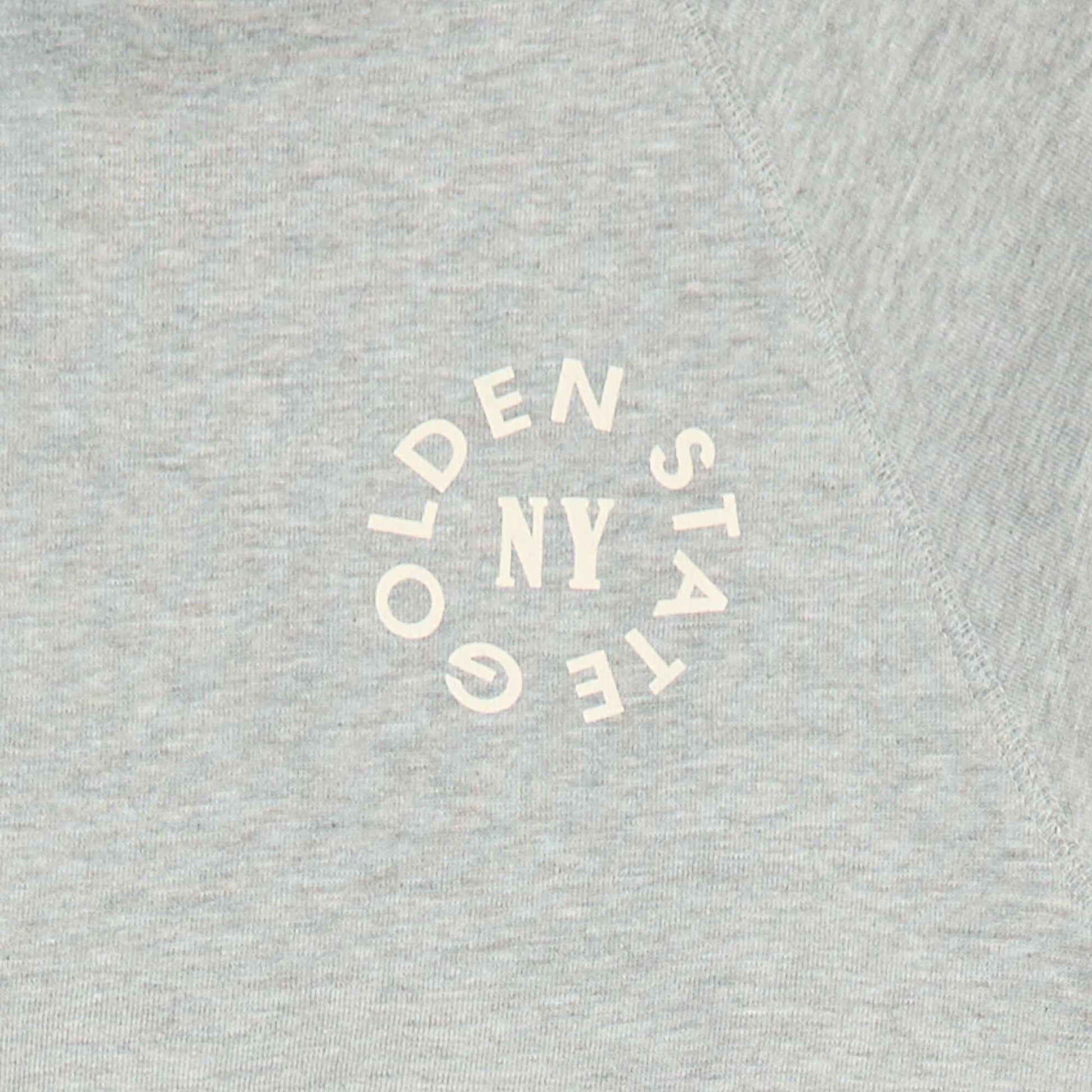 Sweat en molleton avec imprimé GRIS