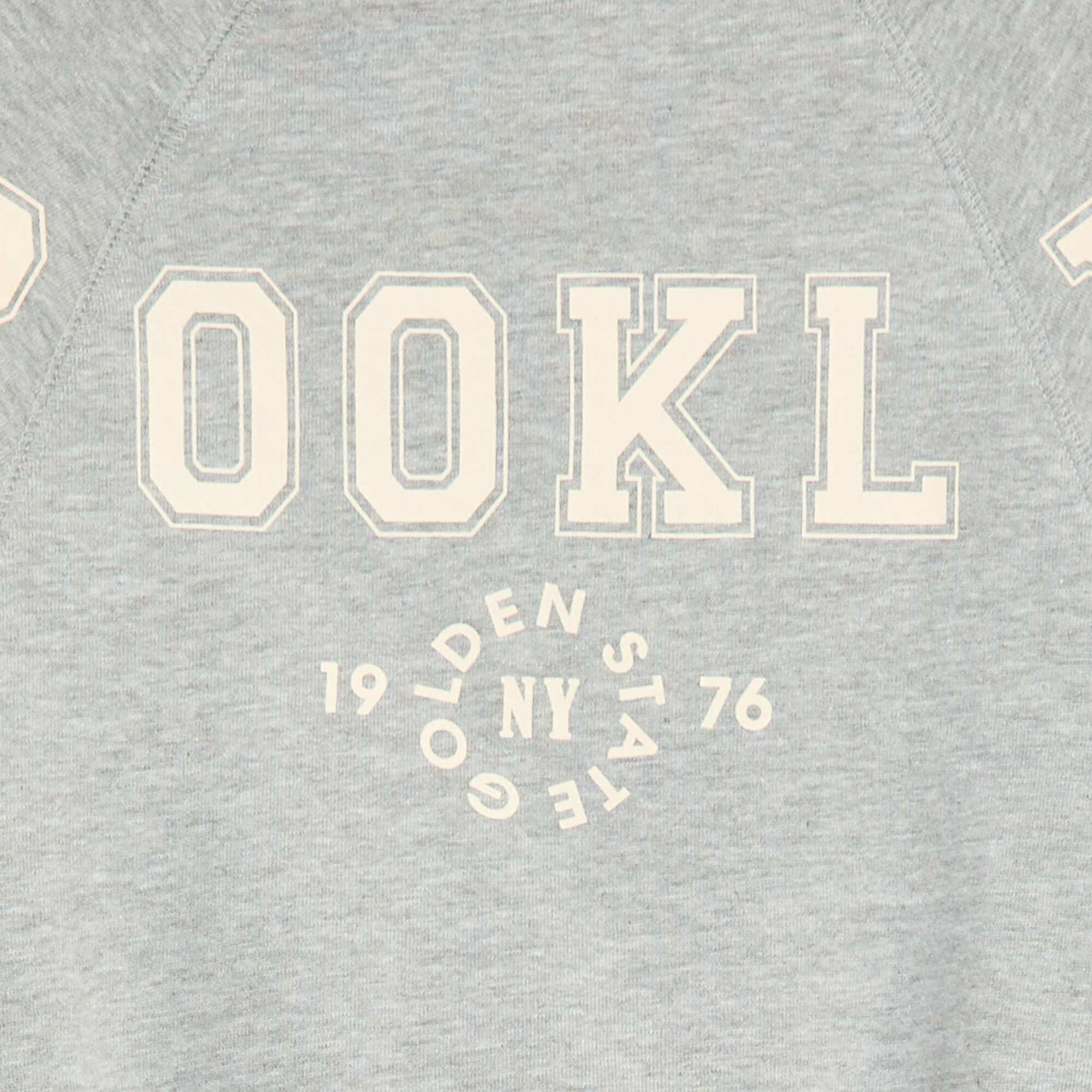 Sweat en molleton avec imprimé GRIS