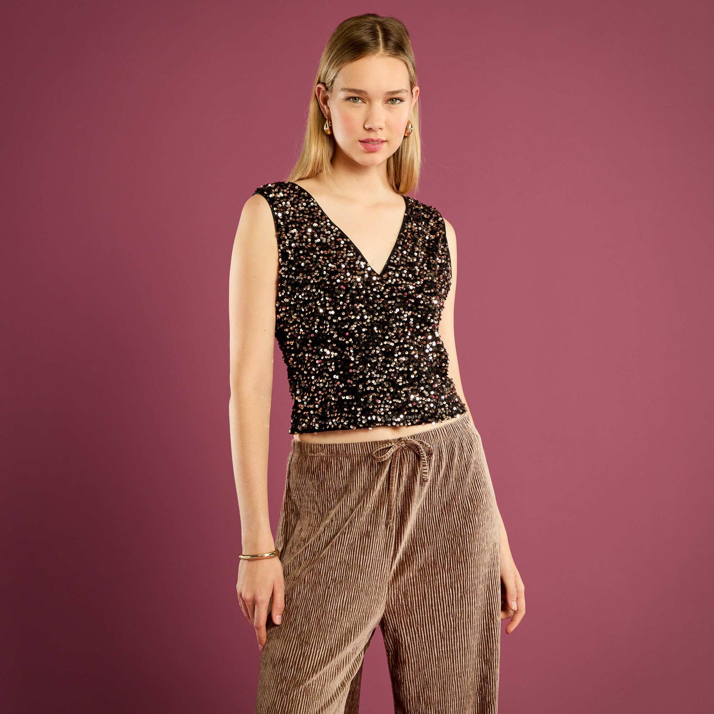 Débardeur à sequins DORé