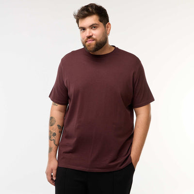 T-shirt uni en maille jersey VIOLET
