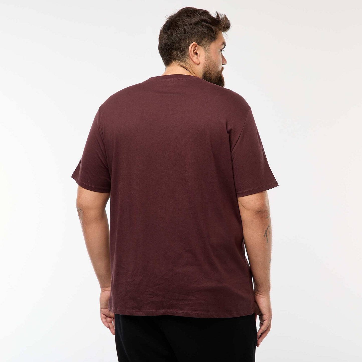 T-shirt uni en maille jersey VIOLET