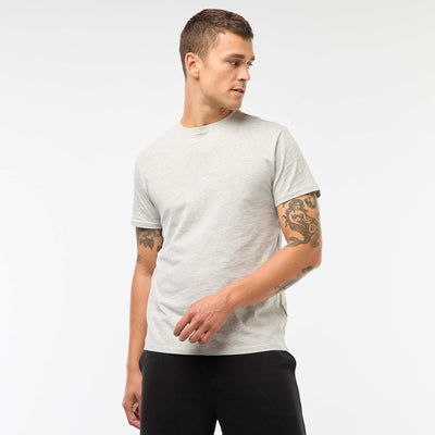 T-shirt droit en jersey uni GRIS