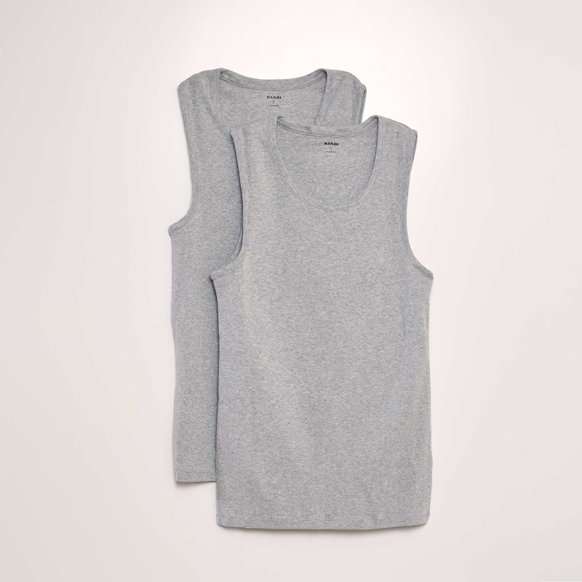 Lot de 2 débardeurs GRIS