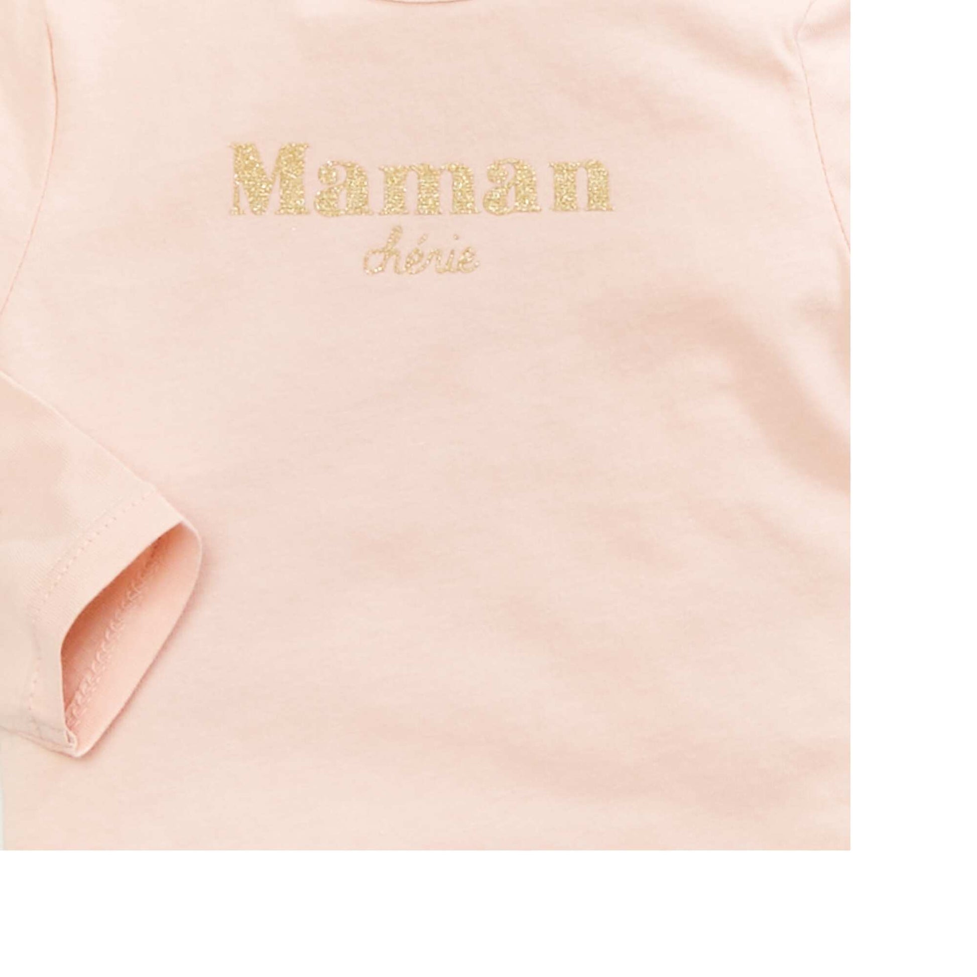 T-Shirt manches longues imprimé ROSE
